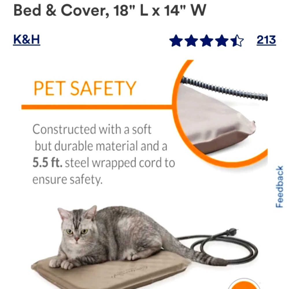 K&H Lectro-Soft Heated Pet Bed